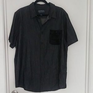American Rag Mens Casual Button-Up Shirt